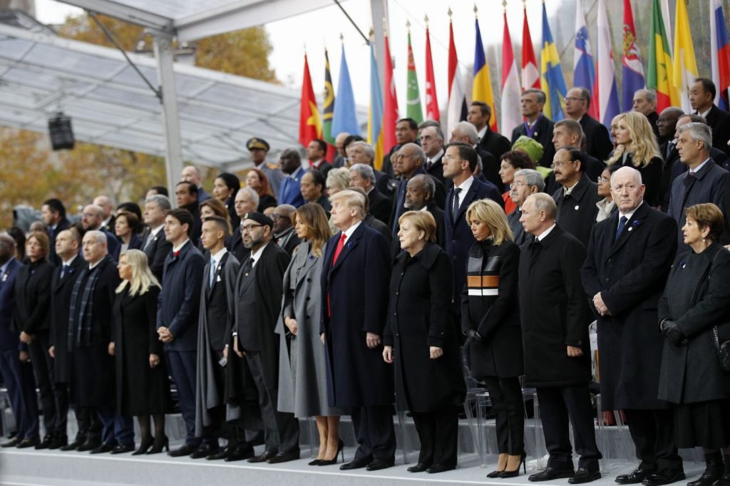 Leaders gather in Paris