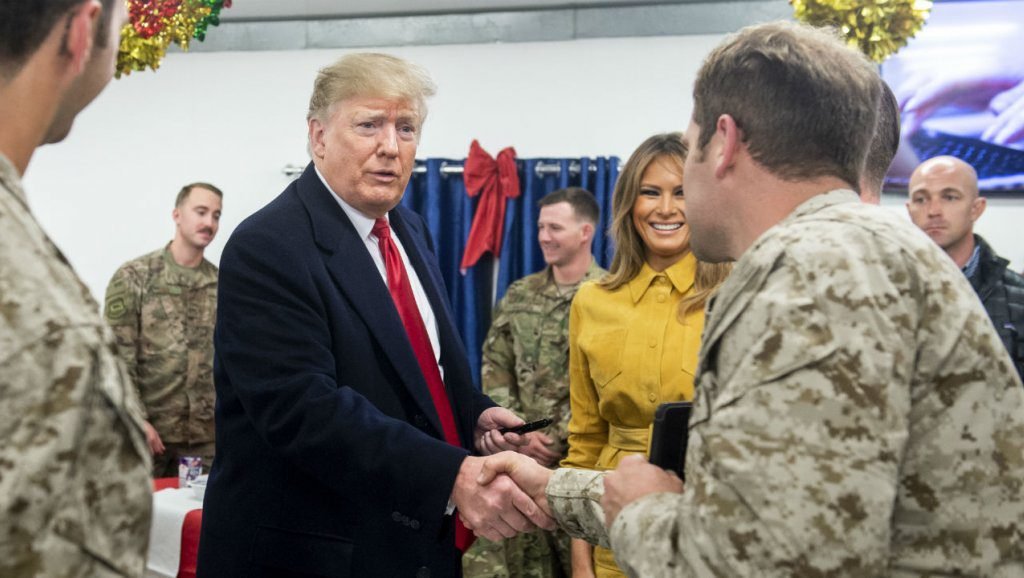 Trump pays surprise visit to Iraq