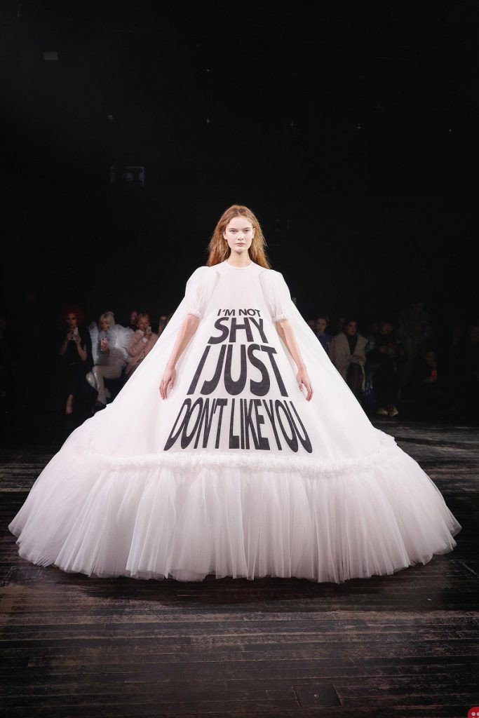 Dutch designers slay it with bold slogan dresses at Paris Fashion Week